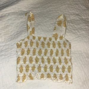 j crew tank top, cropped